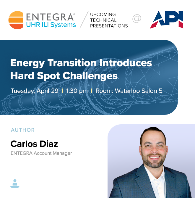 Image promoting ENTEGRA's Carlos Diaz and his presentation at the API Conference: Energy Transition Introduces Hard Spot Challenges