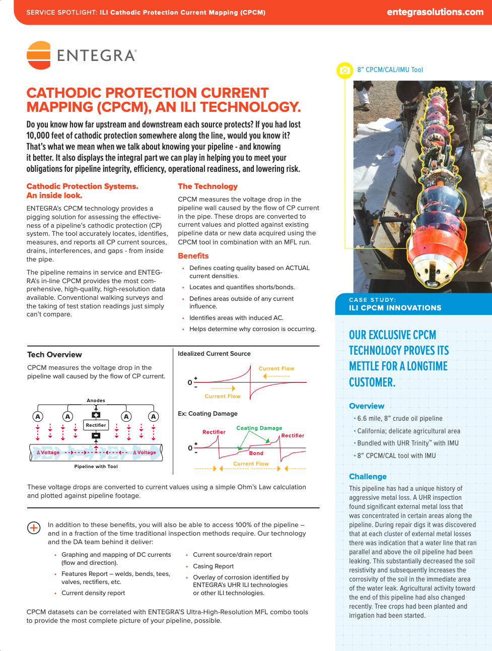 Cathodic Protection Current Mapping (CPCM) ILI Technology downloadable flyer